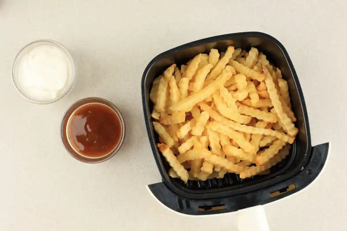 Is frozen fries bad if cooked in Airfryer?