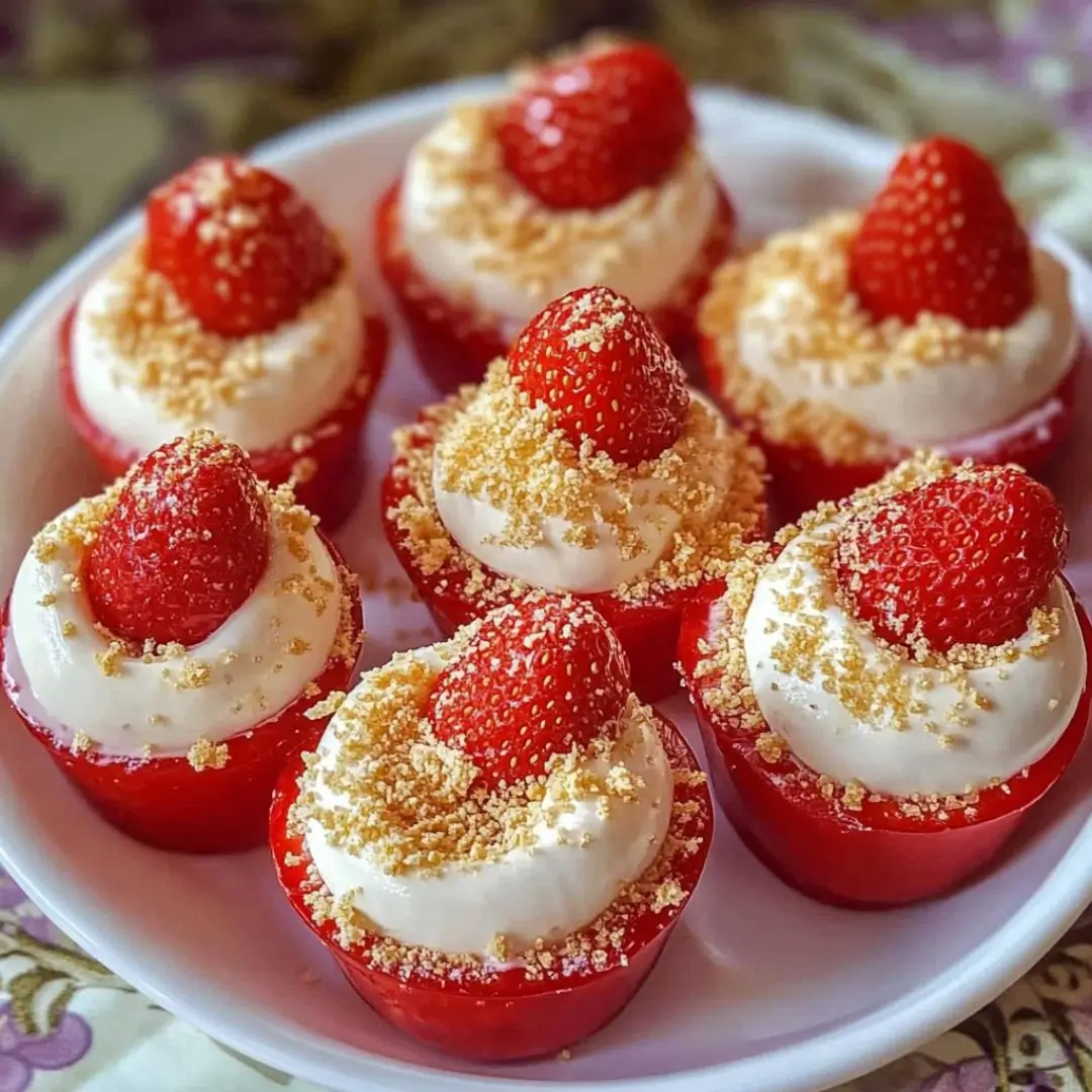 Irresistible Cheesecake Deviled Strawberries: The Secret Summer Dessert Everyone Will Crave”