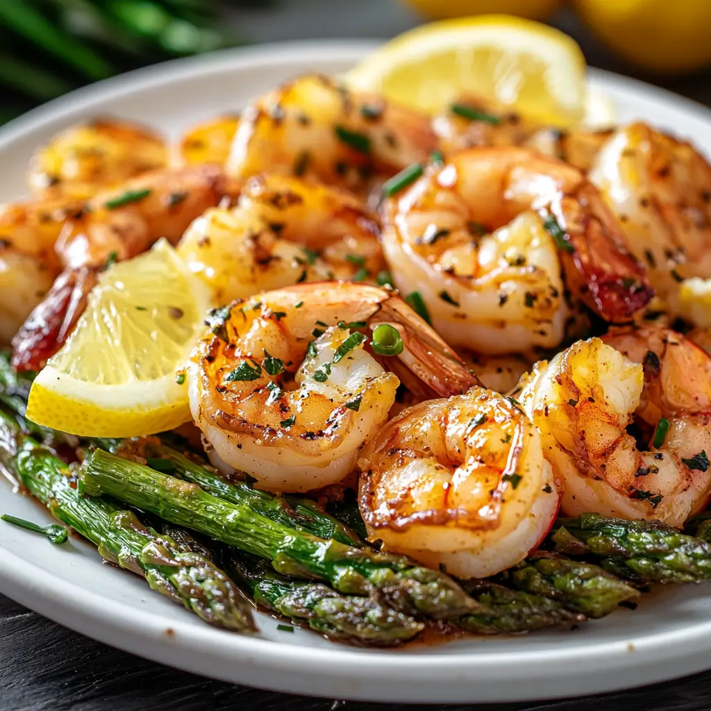 Irresistible Lemon Garlic Shrimp and Asparagus – Ready in 20 Minutes!”