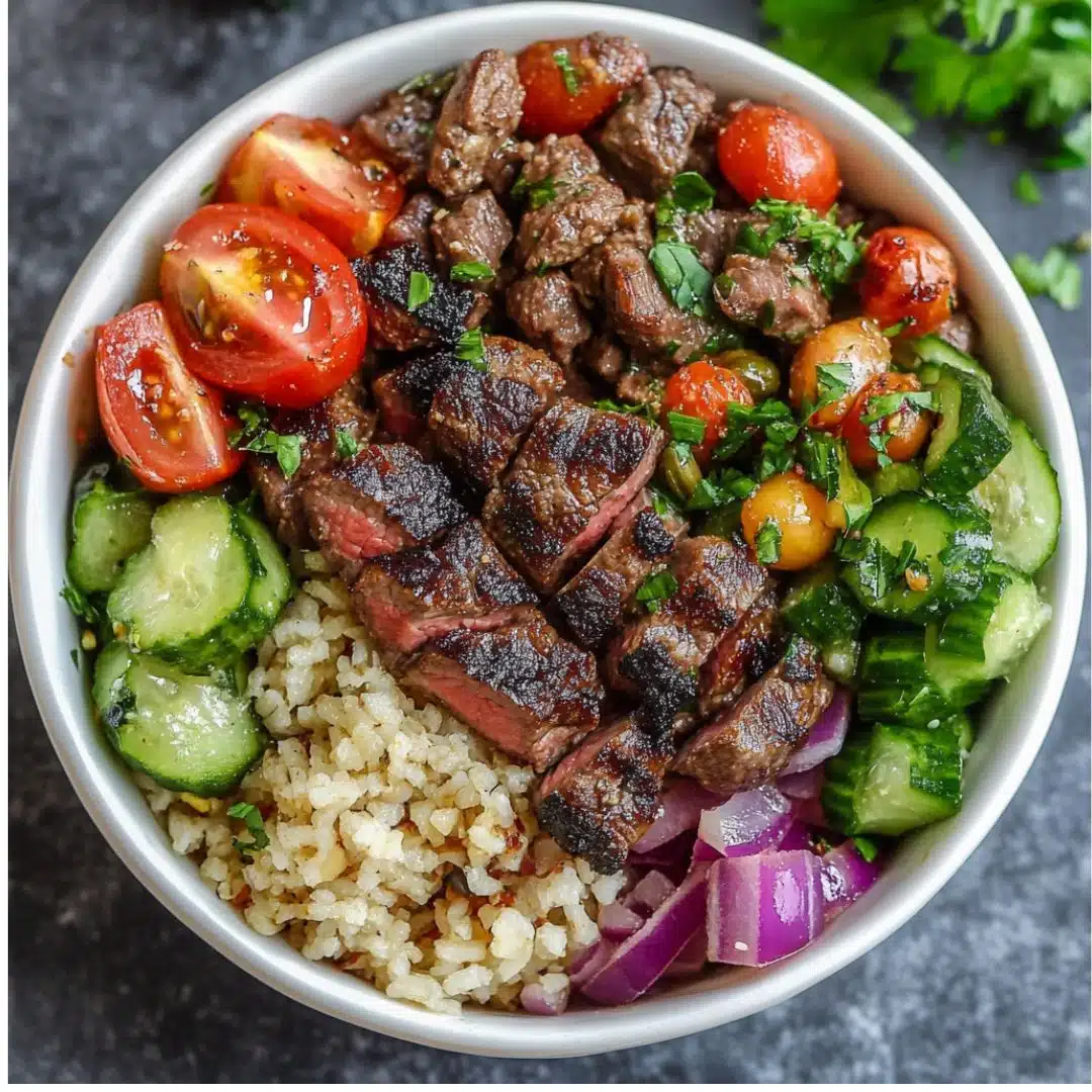 Delicious Mediterranean Steak Bowls: A Summer Recipe for 6