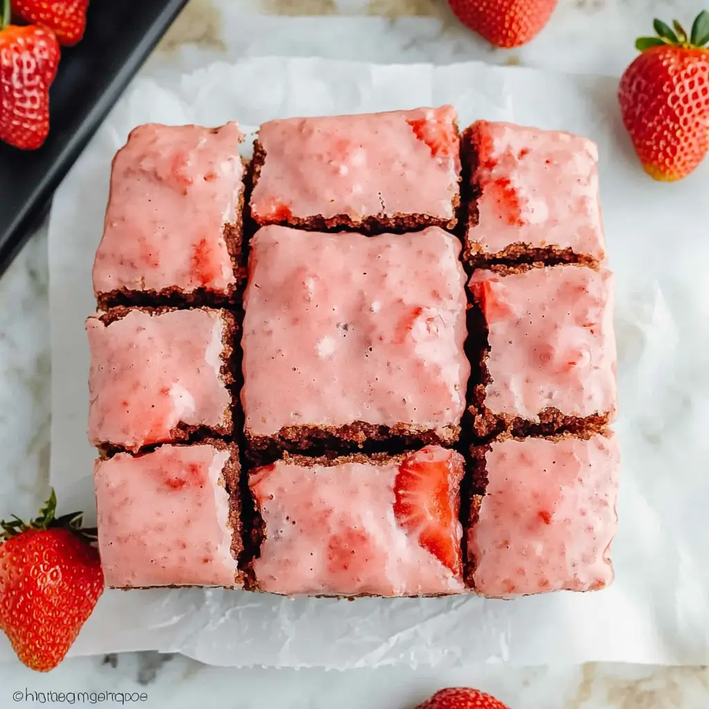 Strawberry Brownies Recipe – A Summer Treat from Sarah’s Kitchen