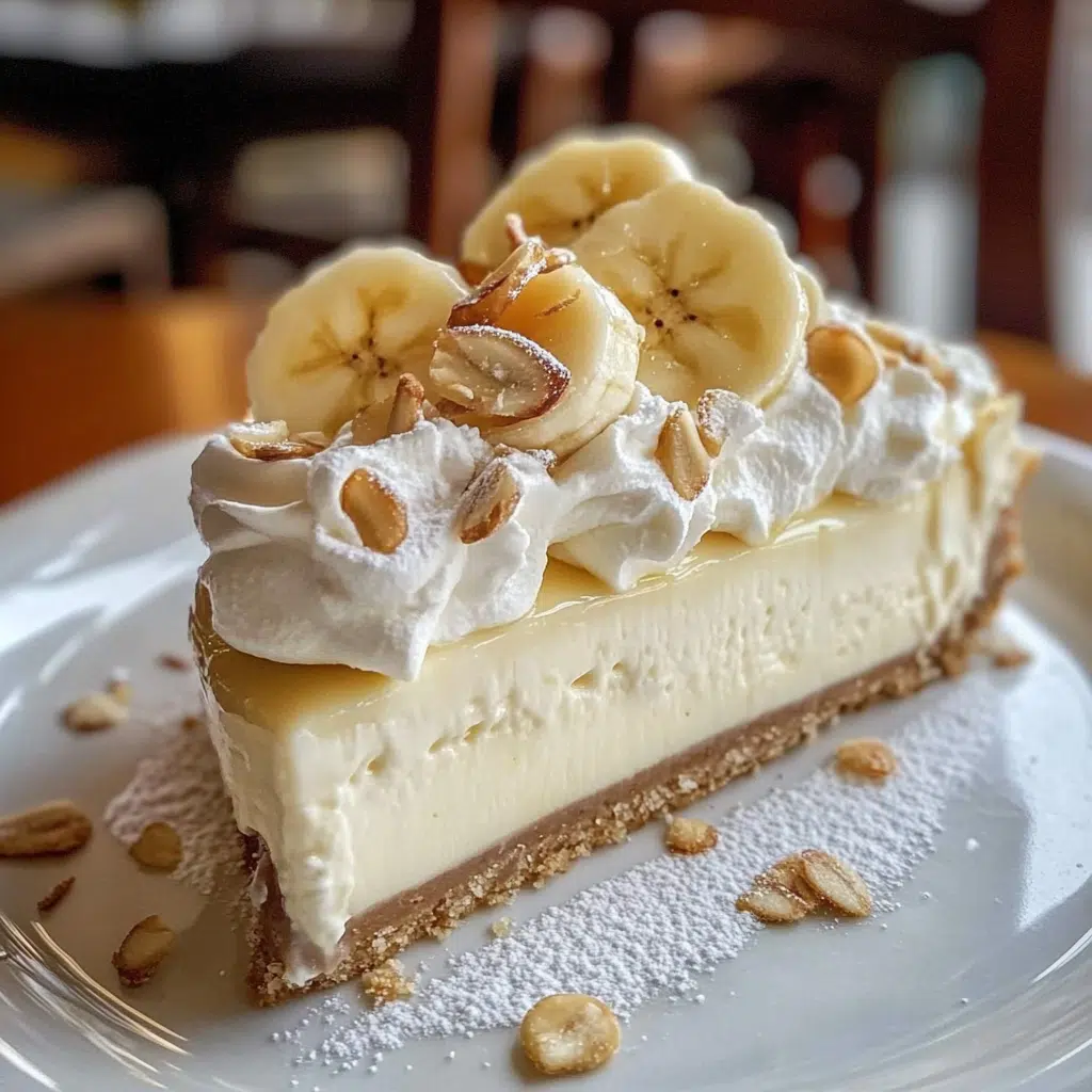Irresistibly Creamy No Bake Banana Pudding Cheesecake