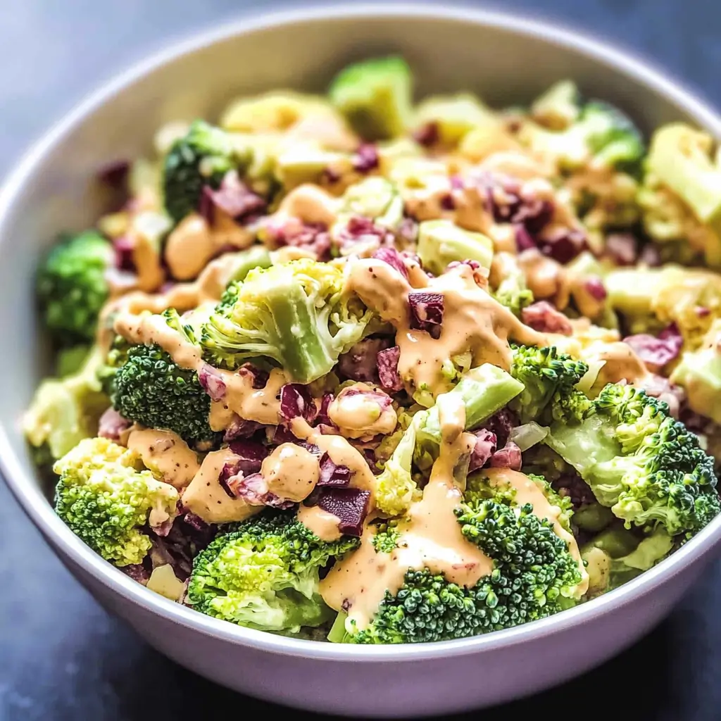 Best Broccoli Salad Recipe – Creamy, Cheesy, and Perfect for Summer