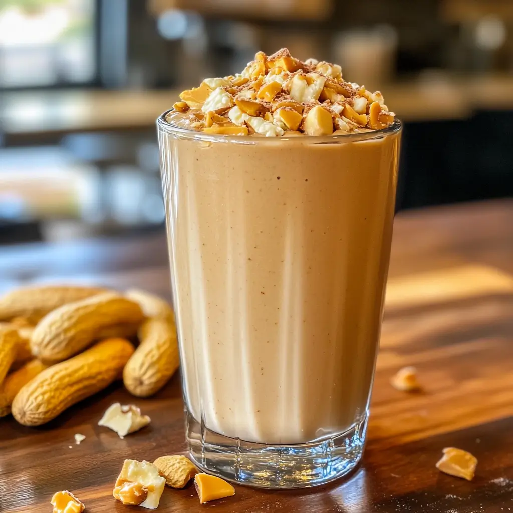 Cottage Cheese Peanut Butter Smoothie with High Protein