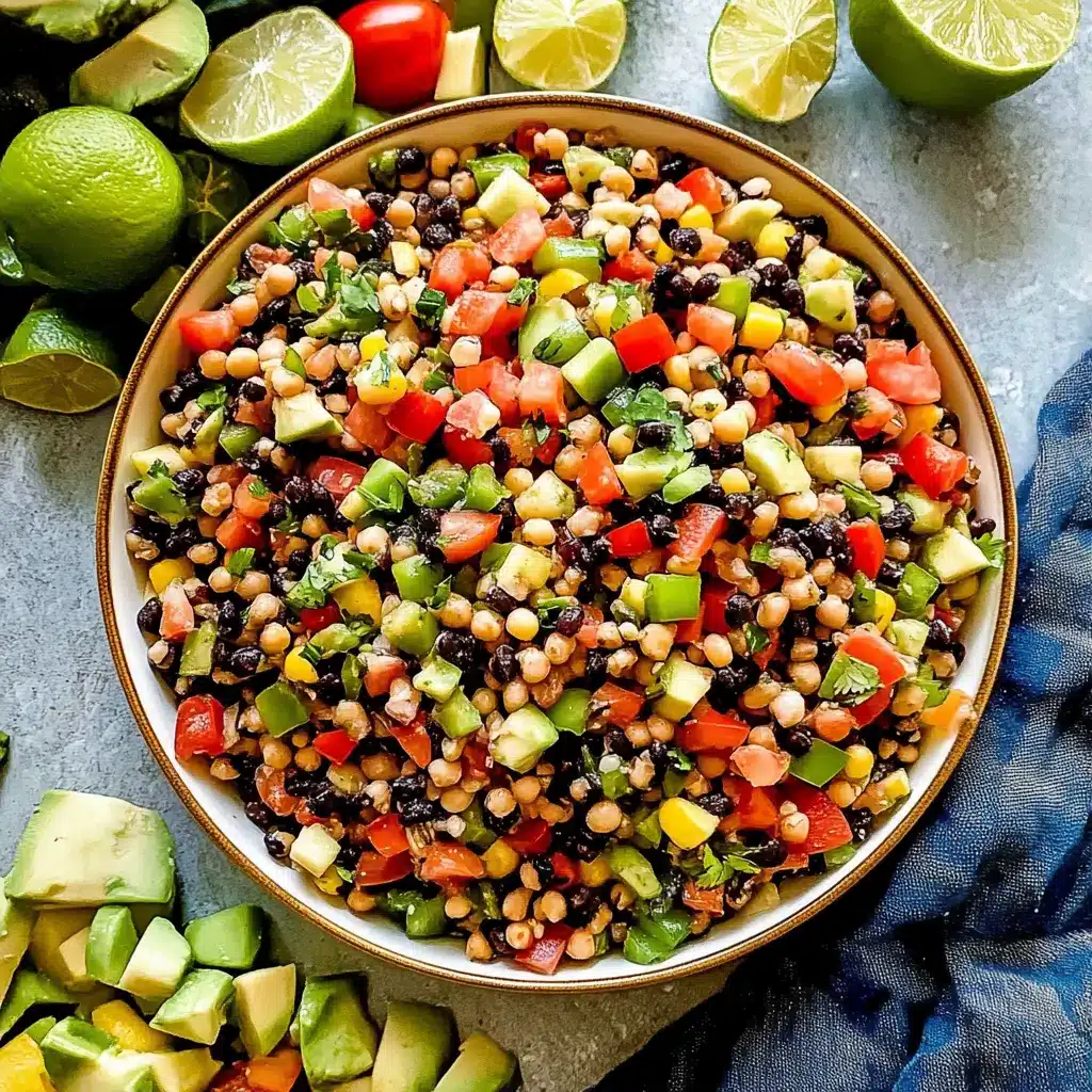 Cowboy Caviar Recipe served with chips