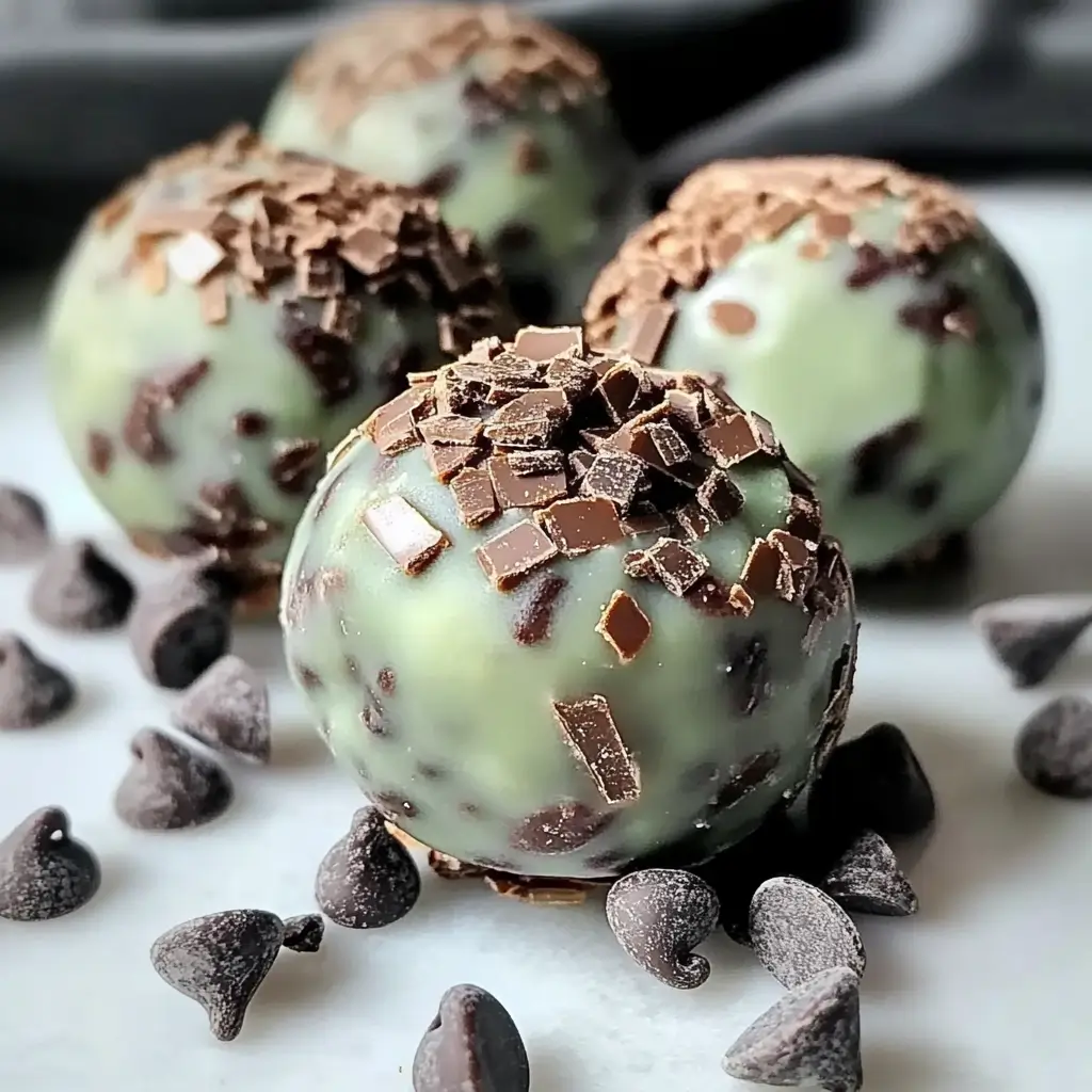 Mint Chocolate Chip Protein Balls: A Cool, Nourishing Summer Snack