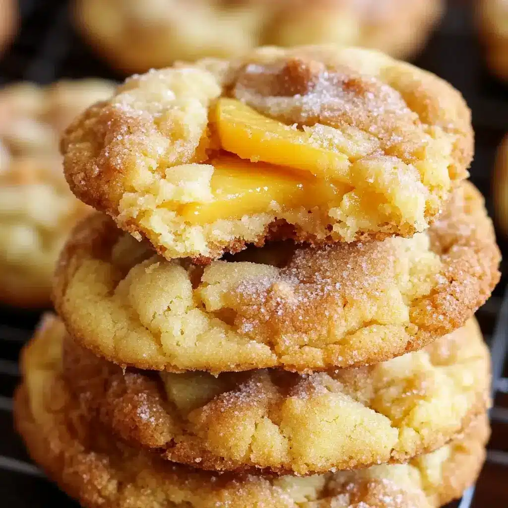 Peach Cobbler Cookies Recipe with Streusel and Peaches