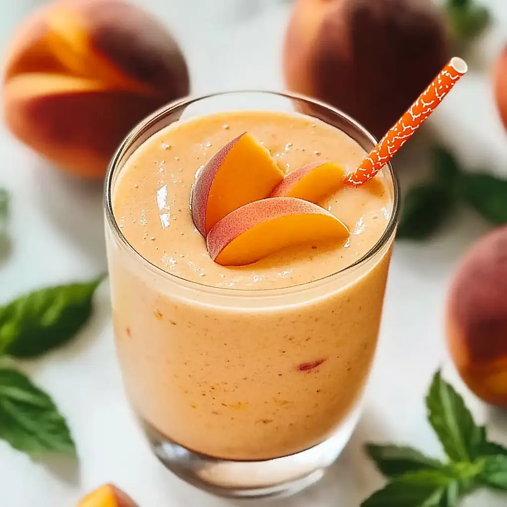 Taste of Summer Peach Smoothie Recipe
