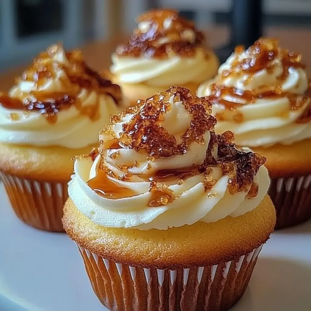 Vanilla Crème Brûlée Cheesecake Cupcakes: A Decadent Twist on Two Classics