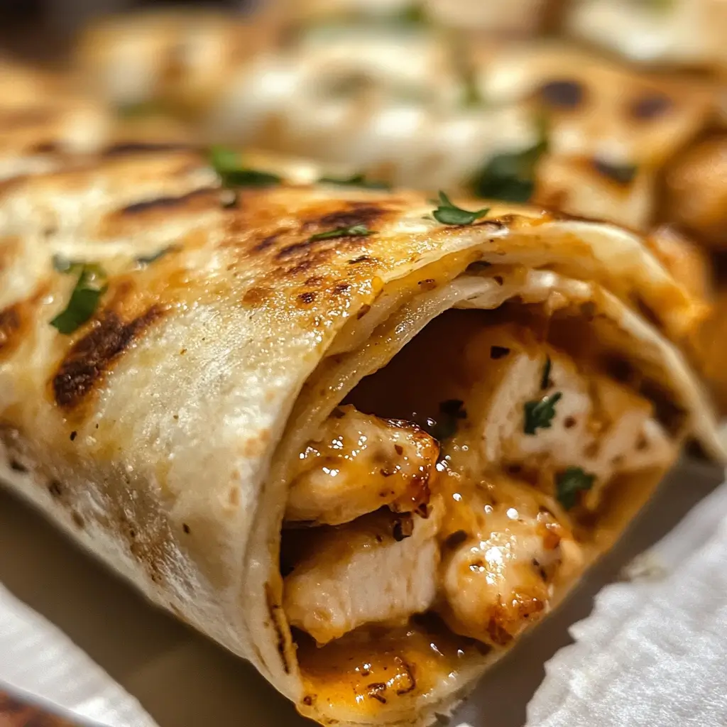 Cheesy Garlic Chicken Wraps: A Satisfying Summer Meal