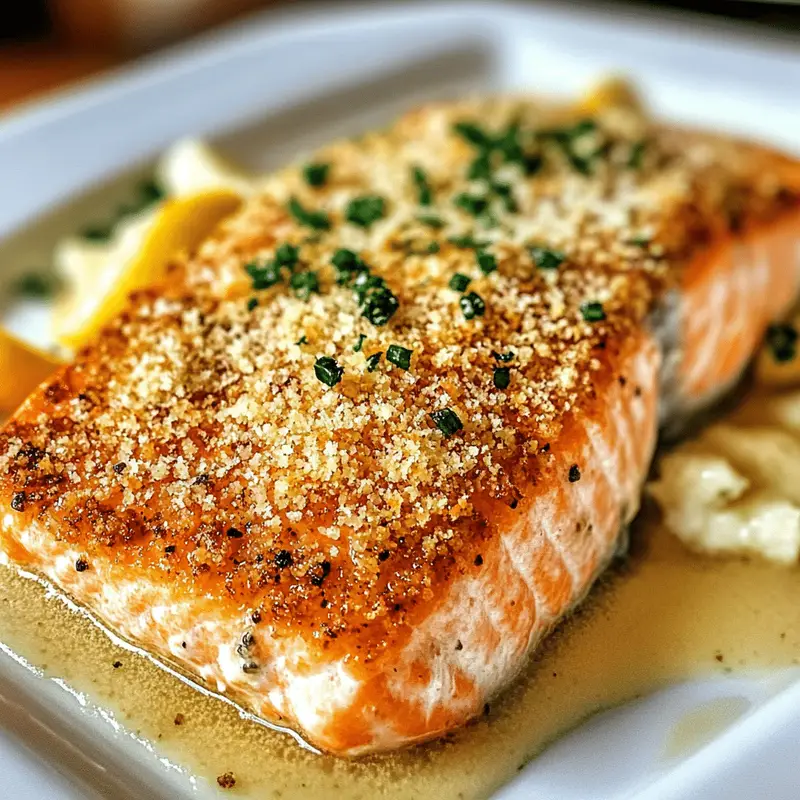 Crispy Parmesan Crusted Baked Salmon – Easy Oven-Baked Perfection