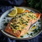 Baked Parmesan Garlic Herb Salmon in Foil