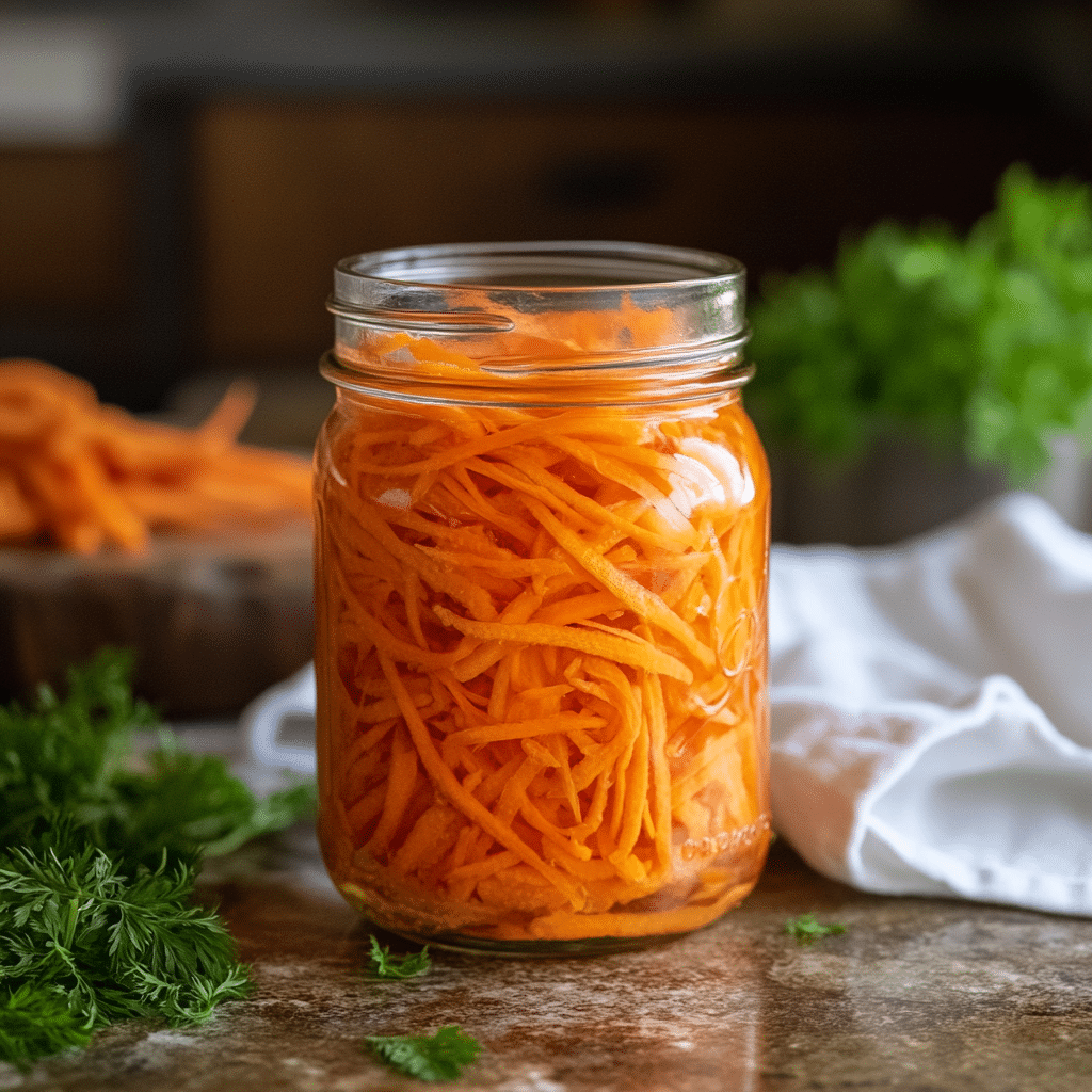 Quick Pickled Carrots Recipe – Easy, Tangy, and Ready in 1 Hour