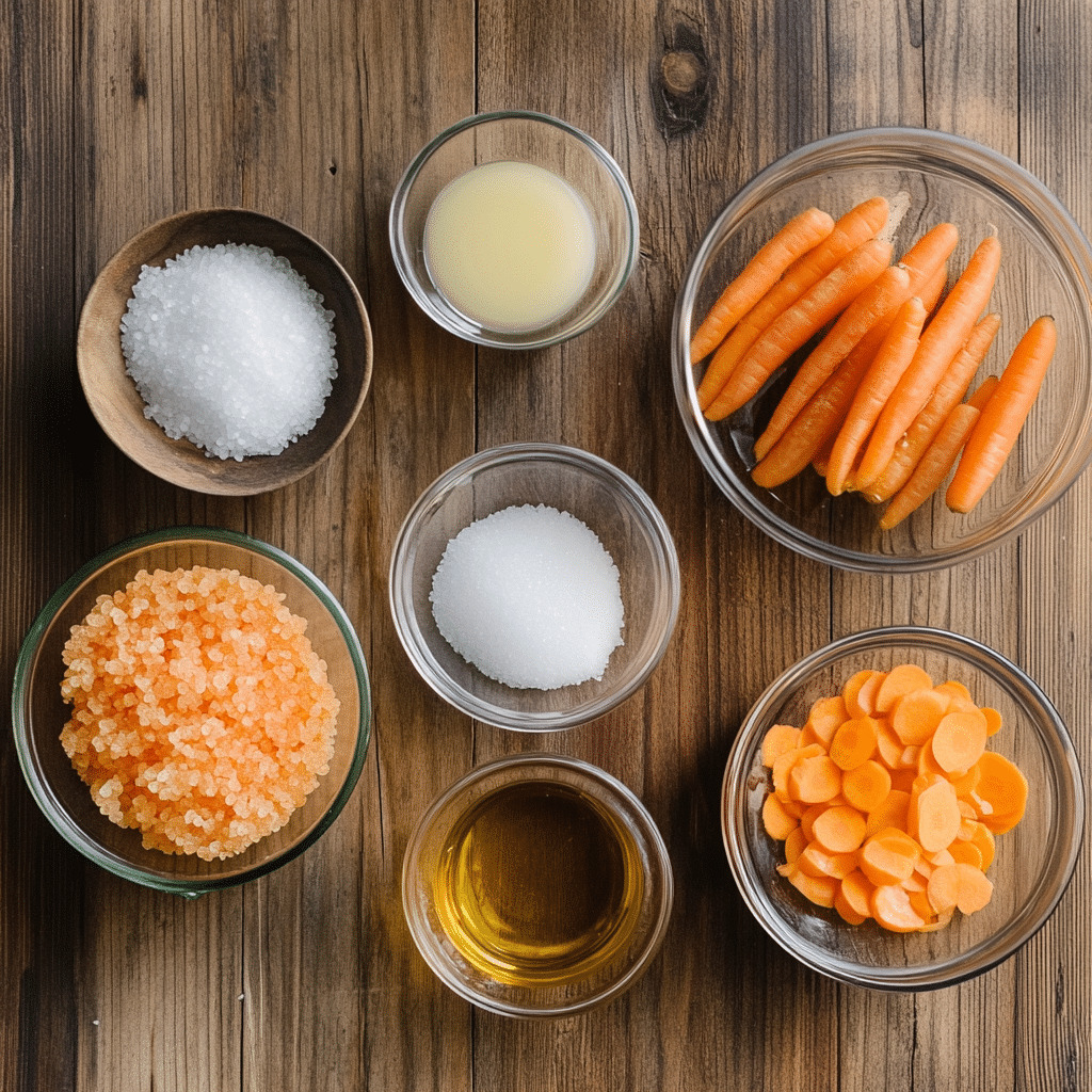 Quick Pickled Carrots ingredients