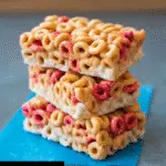 Homemade cereal bars with oats and honey