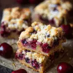 Cherry Pie Bars freshly baked