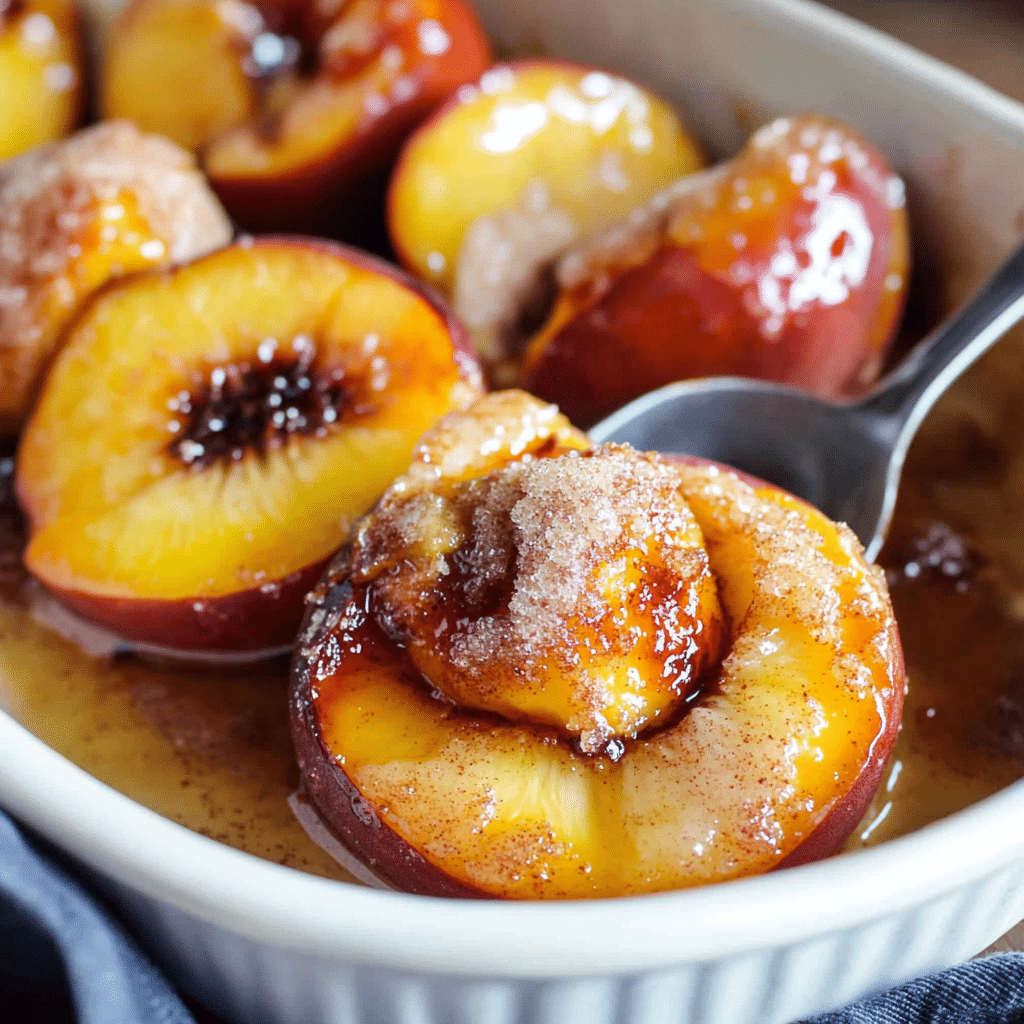 Cinnamon Sugar Baked Peaches: A Simple Summer Dessert You’ll Crave