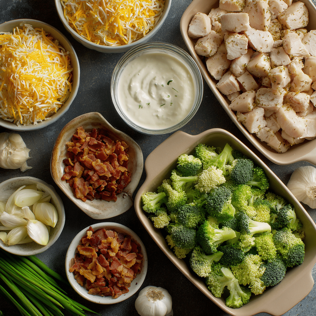 ingredients for low carb chicken casserole