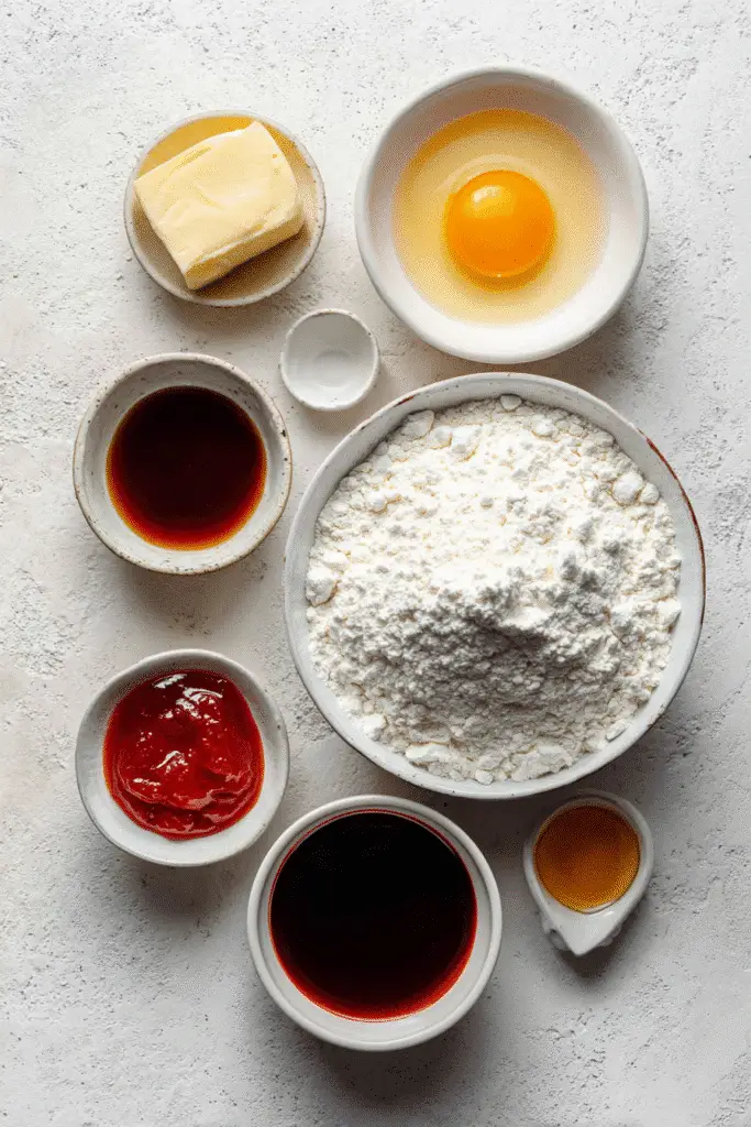 ingredients for apricot thumbprint cookies