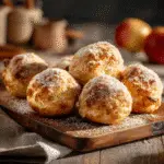 Air Fryer Apple Pie Bombs on serving board