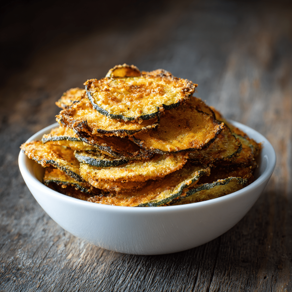 Crispy Zucchini Chips Recipe – Baked or Air Fried & Perfectly Crunchy