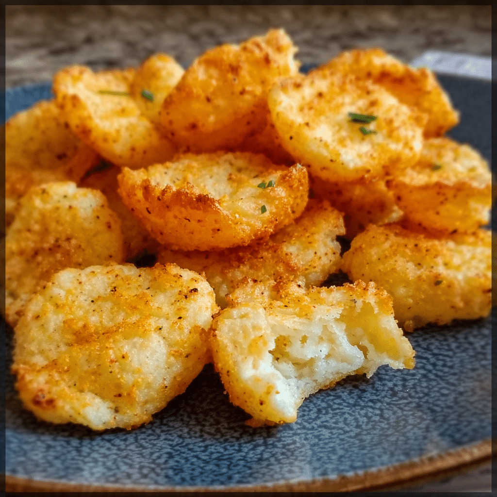 Keto Cheese Puffed Snacks are the perfect low-carb treat