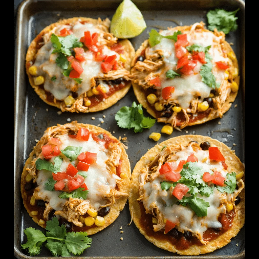 Mexican Rotisserie Chicken Tostadas Recipe