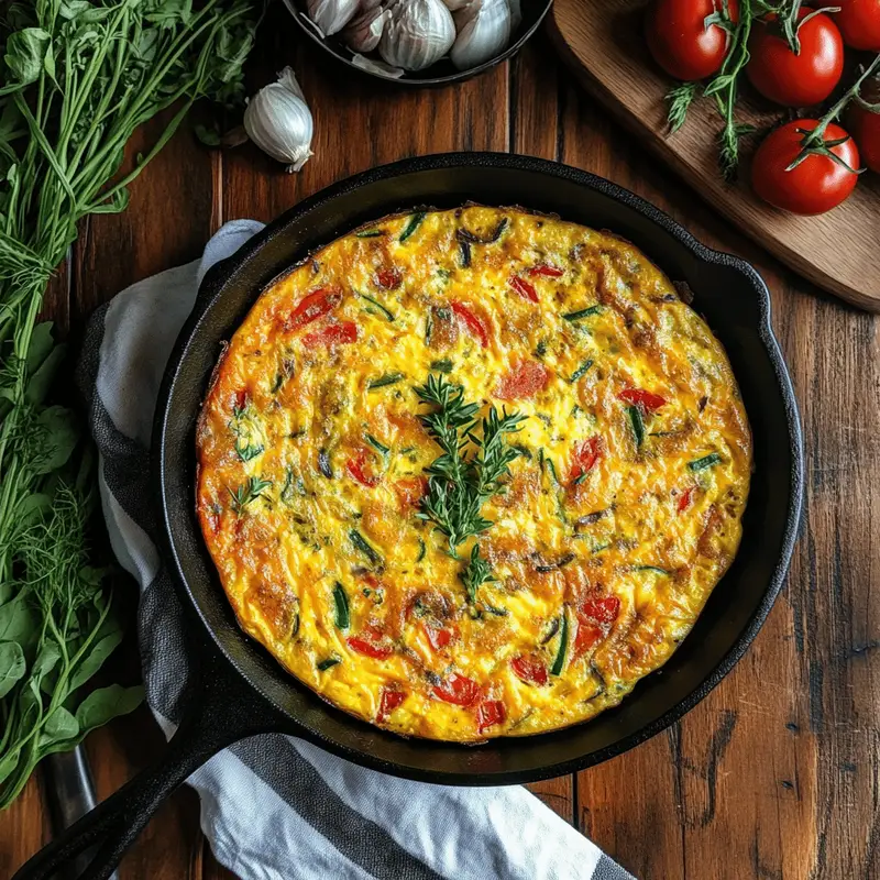 Frittata Recipe That’s Quick, Cheesy, and Packed with Veggies
