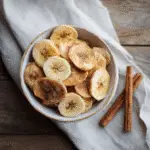 Cinnamon Sugar Air Fryer Banana Chips