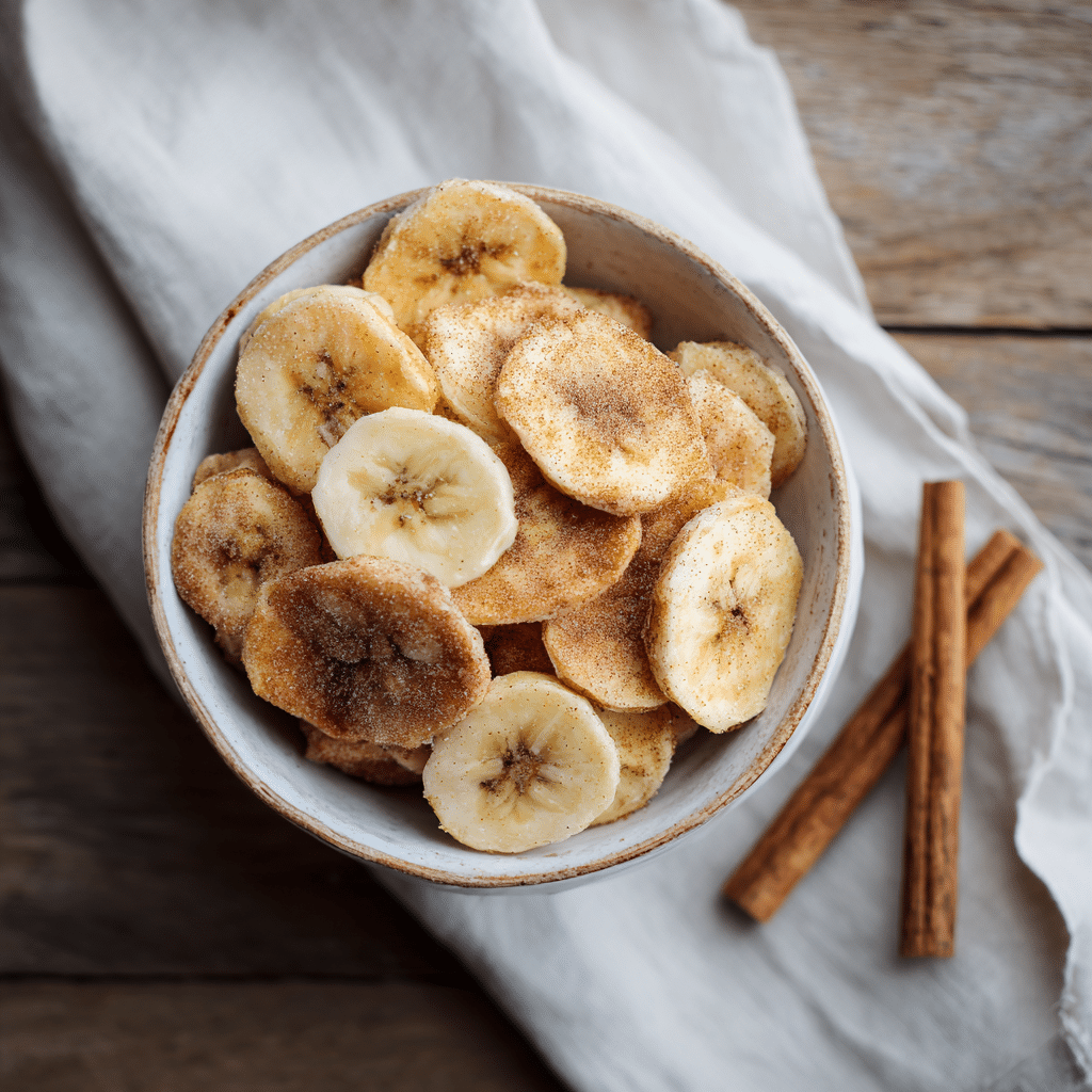 Cinnamon Sugar Air Fryer Banana Chips: Sweet, Crispy & Easy!