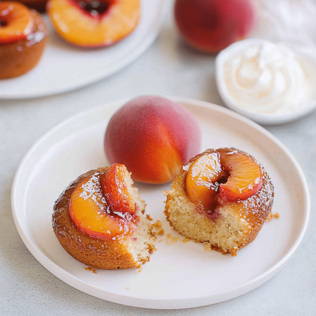 Peach Upside Down Mini Cakes: A Sweet Twist on a Summer Classic