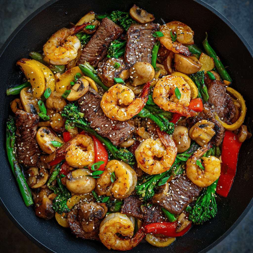 Steak and Shrimp Stir Fry: A Quick and Flavorful Surf & Turf Favorite