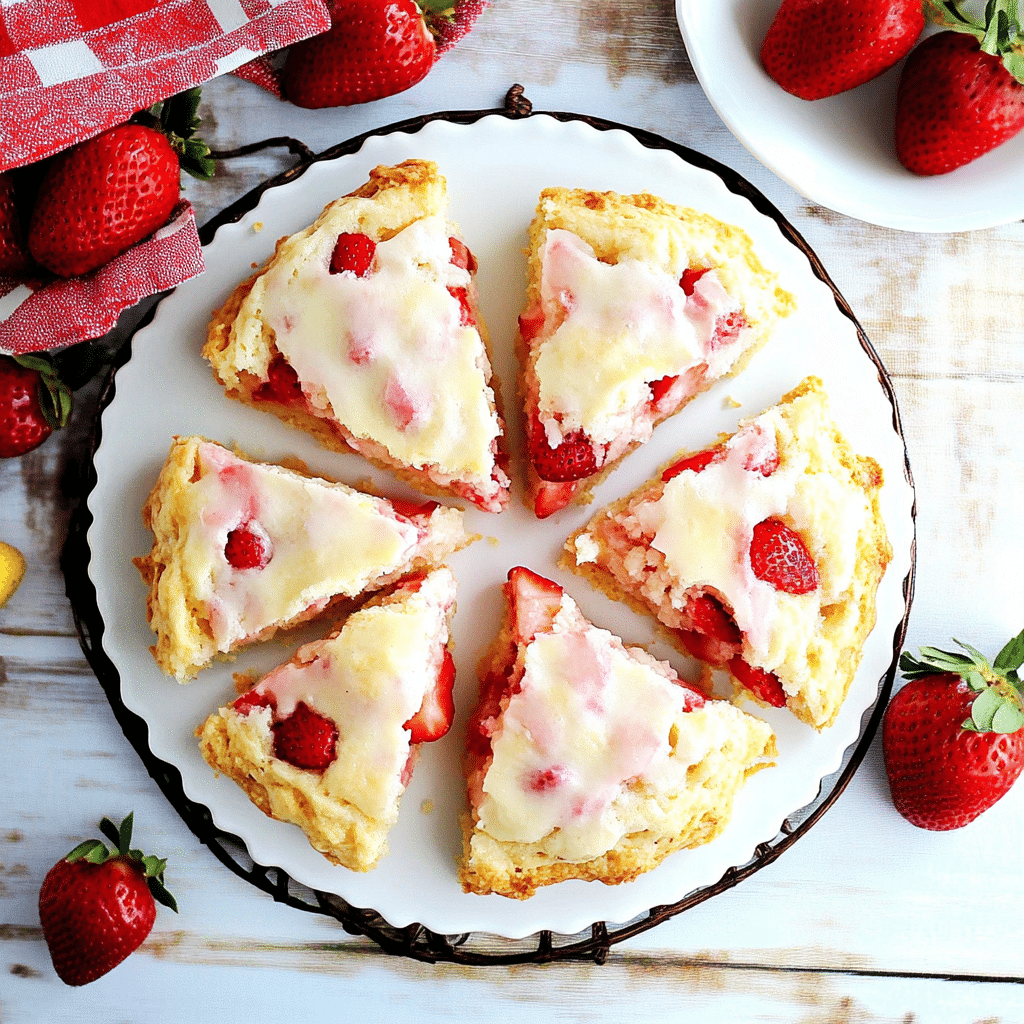 Strawberry Scones Recipe: Buttery, Fluffy, and Easy to Make