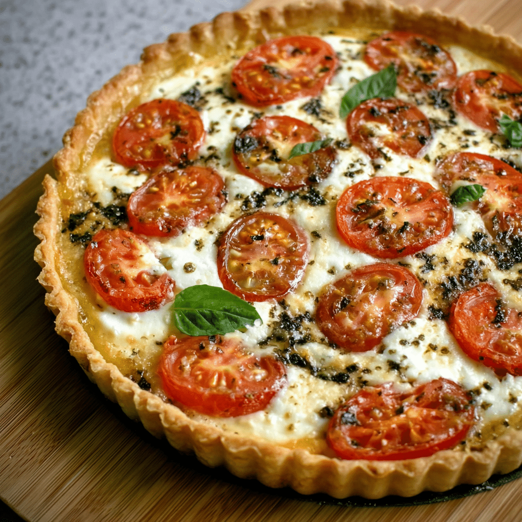 Tomato Mozzarella Basil Tart: A Simple Summer Favorite