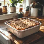 Cinnamon Zucchini Coffee Cake fresh baked