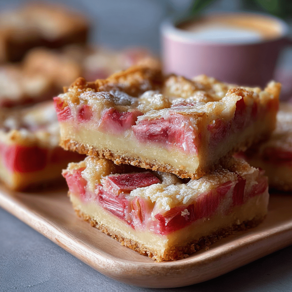Rhubarb Custard Bars: A Sweet, Tangy Treat You’ll Crave Again