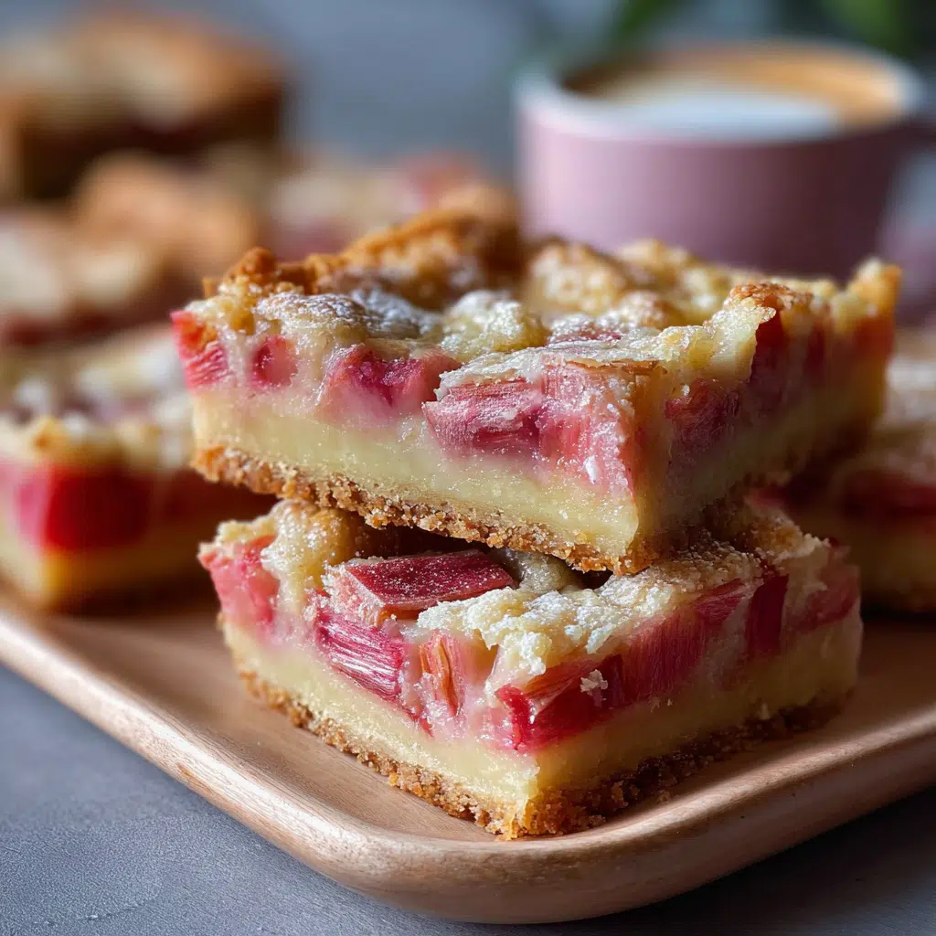 Rhubarb Custard Bars: A Sweet, Tangy Treat You’ll Crave Again