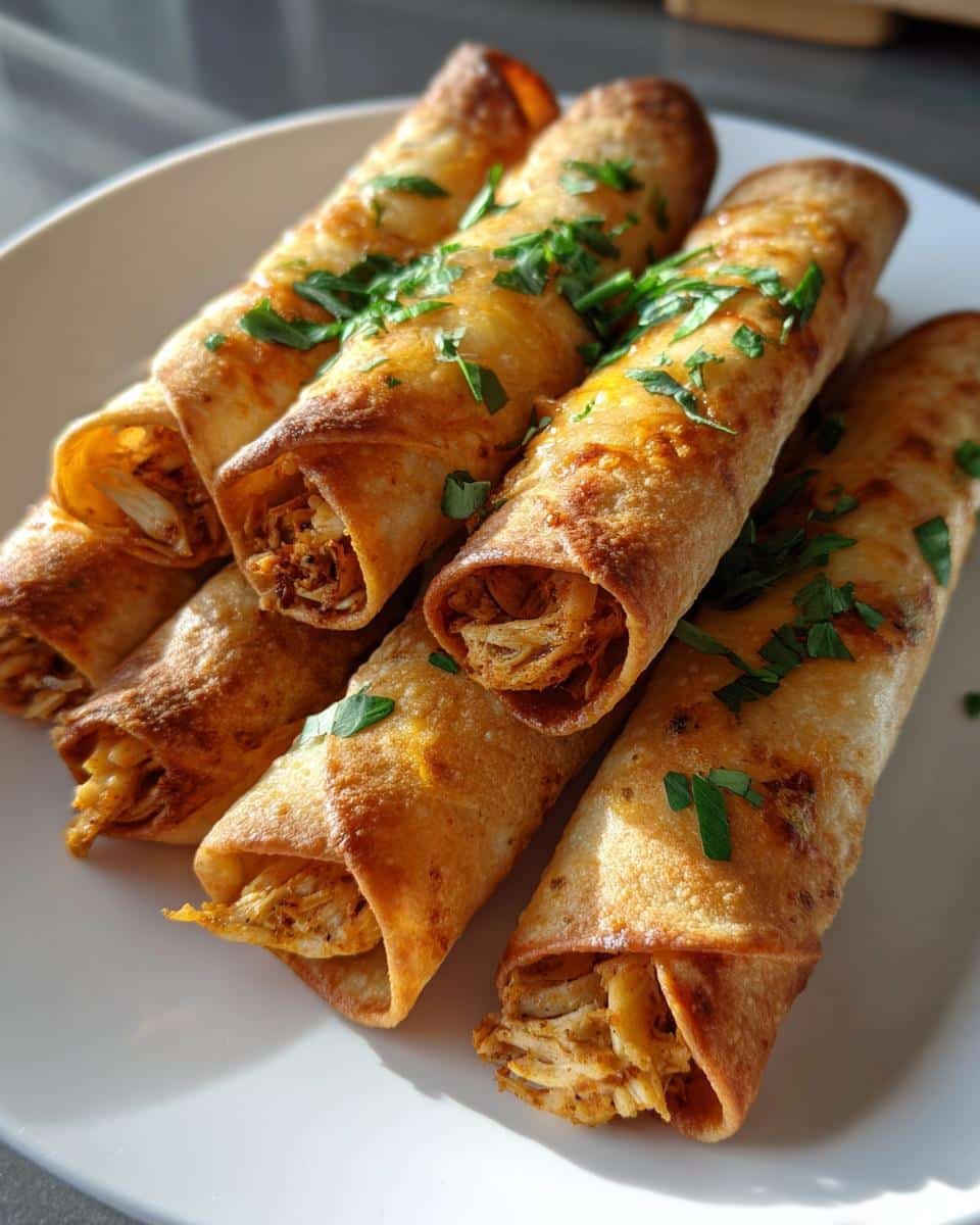 Air Fryer Chicken Taquitos with Hidden Veggies - detail 1