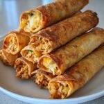 Air Fryer Chicken Taquitos with Hidden Veggies