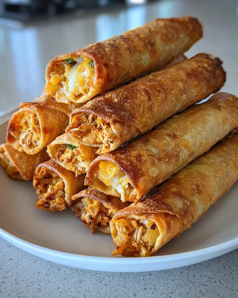 25-Minute Air Fryer Chicken Taquitos with Hidden Veggies