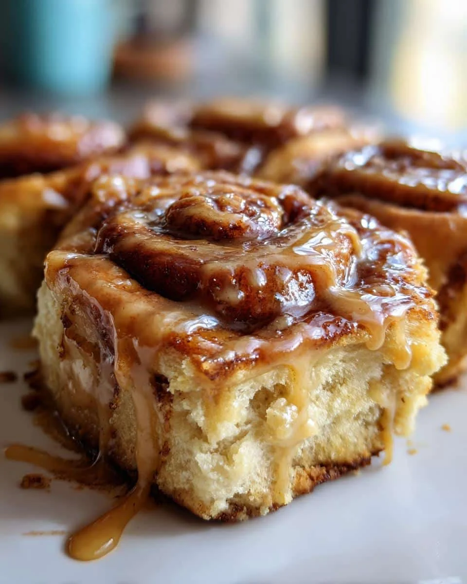 Apple Cider Cinnamon Rolls with Brown Butter Icing - detail 1