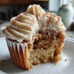 Apple Cider Cupcakes with Spiced Buttercream Frosting