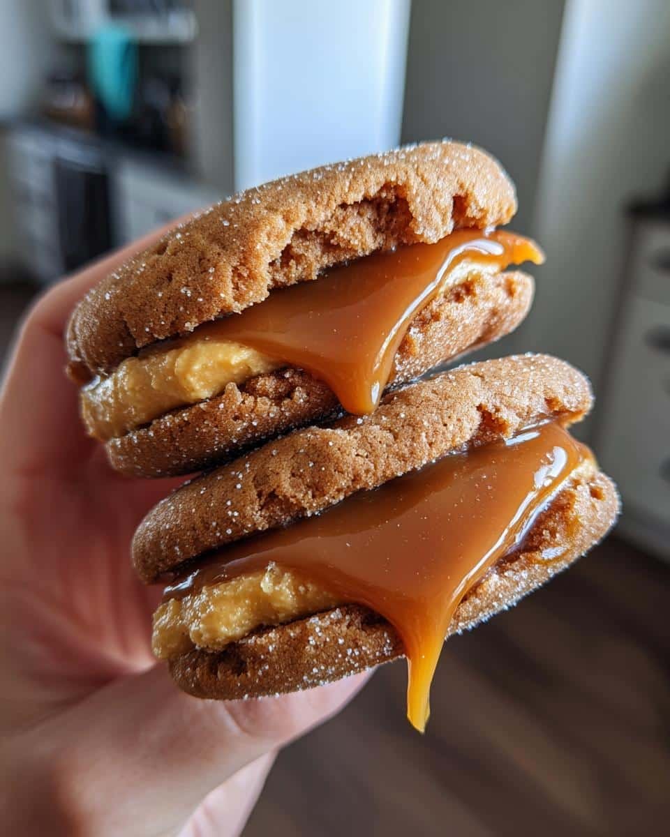 Apple Cider Whoopie Pie cookies with Caramel Filling - Emma's Cake Studio - detail 1