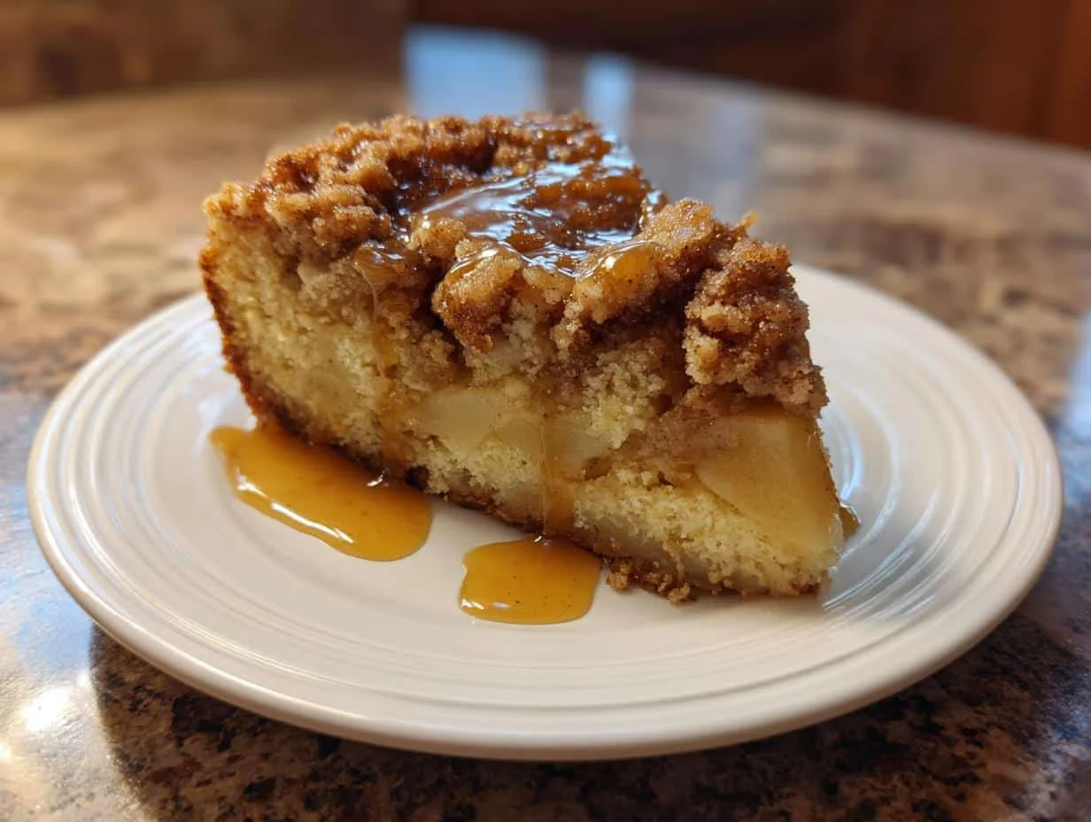 Irresistible Apple Crumb Cake with Decadent Cinnamon Drizzle (Ready in 45 Minutes)