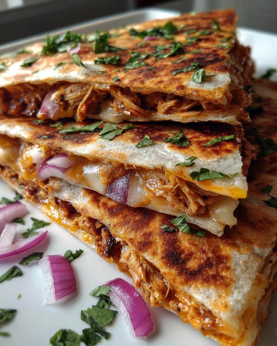 “BBQ Chicken Quesadilla: The 20-Minute Cheesy Bliss You Crave”