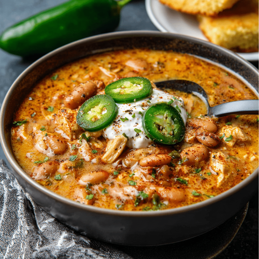 Cajun White Chicken Chili Recipe That Brings the Heat and Comfort