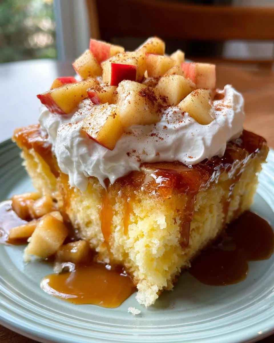 Caramel Apple Poke Cake Recipe - detail 1
