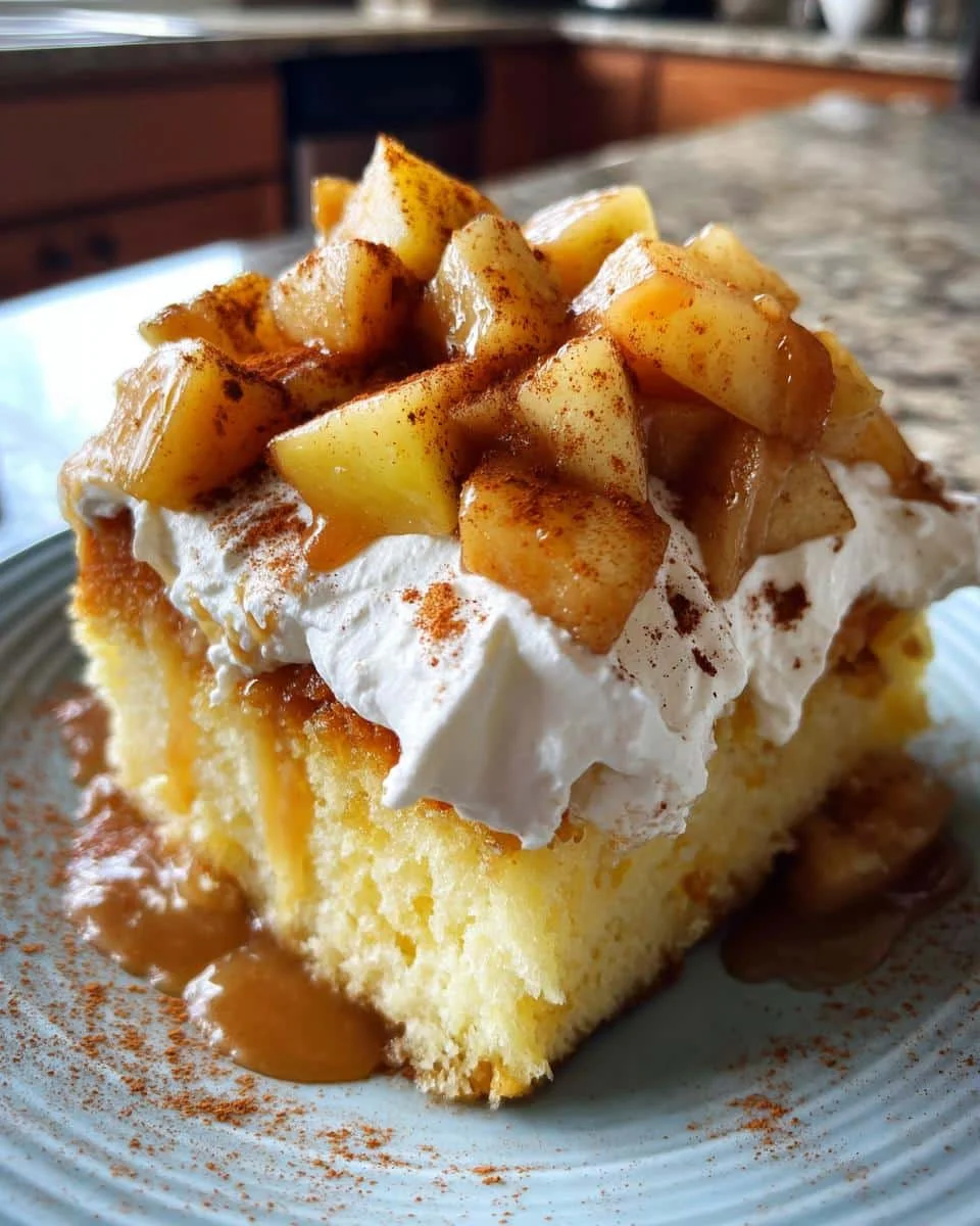 Caramel Apple Poke Cake Recipe - detail 2