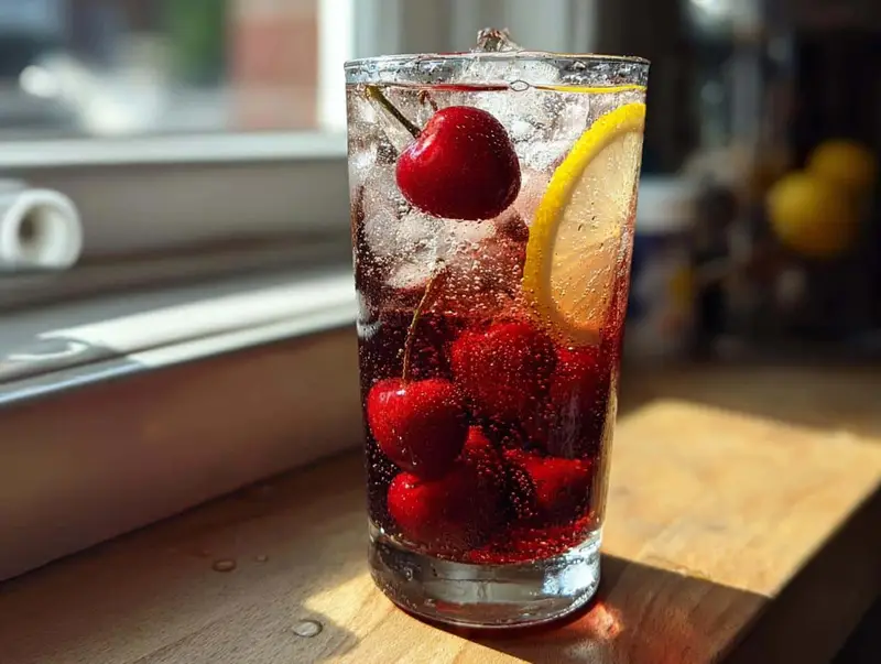 3-Ingredient Cherry Iced Tea Your Family Will Crave