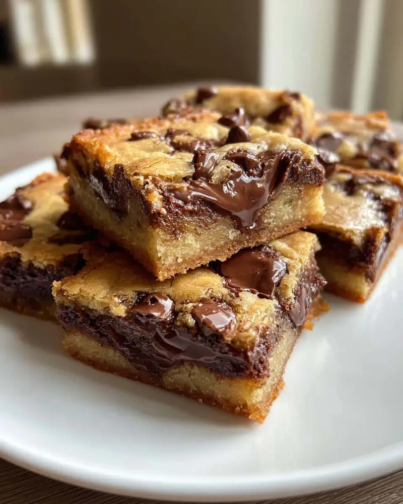 Irresistible Chocolate Chip Cookie Bars in Just 20 Minutes